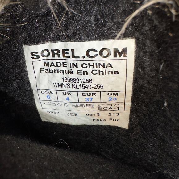 Sorel Joan of Arctic Snow Brown Waterproof Leather Womens Boots NL1540‎ Size 6 - Picture 2 of 8